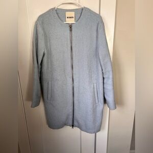 BB Dakota Soft Blue Teddy Jacket